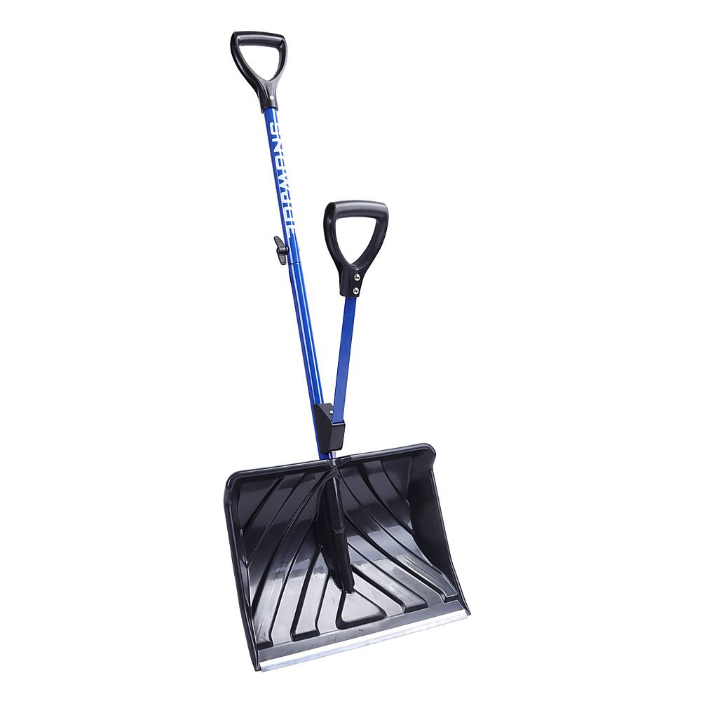 Snow Joe - SJ-SHLV01 Shovelution Strain-Reducing Snow Shovel - Blue