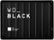 Front. WD - BLACK P10 2TB External USB 3.2 Gen 1 Portable Hard Drive - Black.