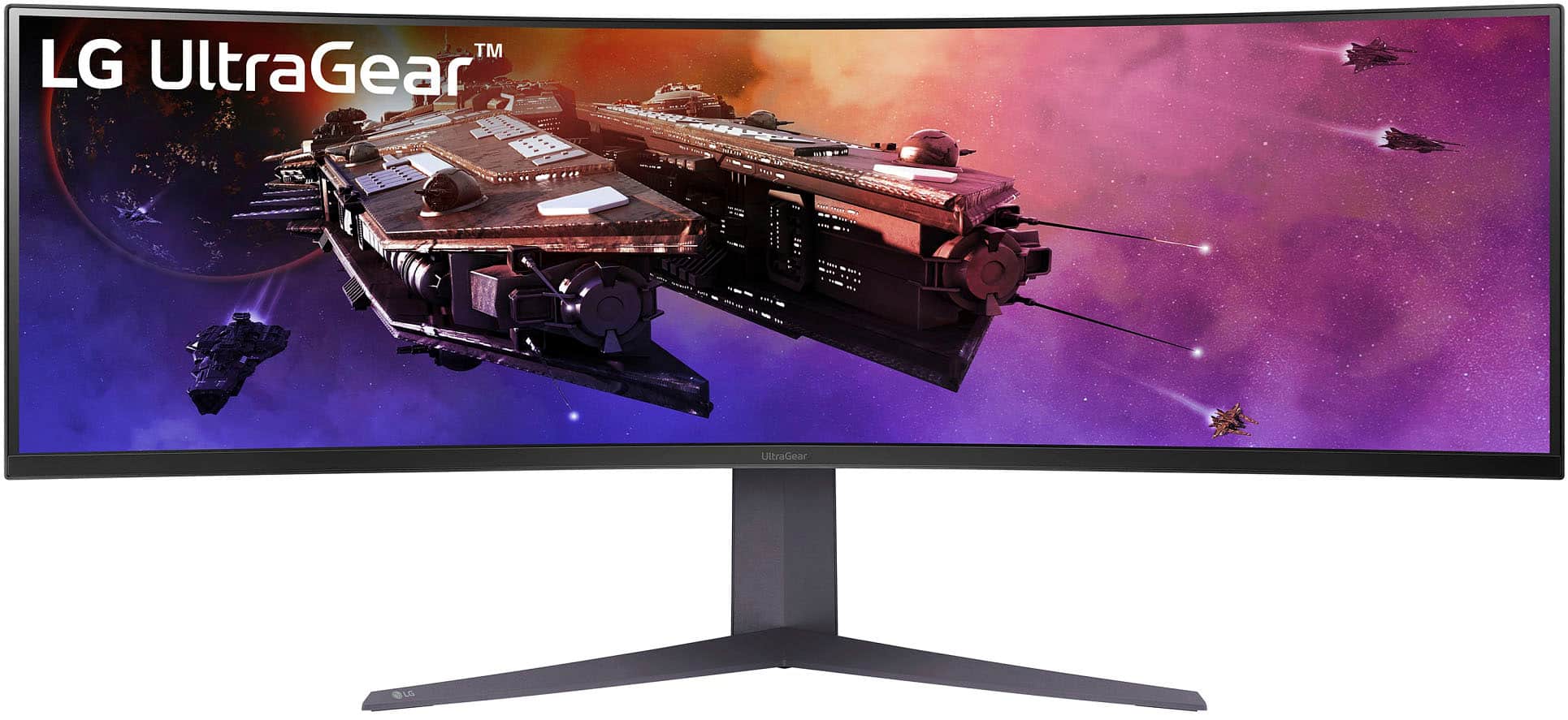 Alt View 15. LG - UltraGear 45” Curved QHD 200Hz 1-ms FreeSync Premium Gaming Monitor with HDR (Display Port, HDMI, USB Type-C) - Black.