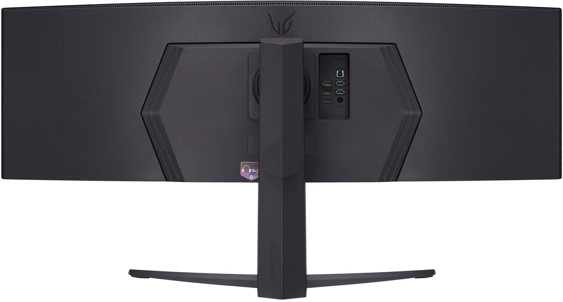 Alt View 11. LG - UltraGear 45” Curved QHD 200Hz 1-ms FreeSync Premium Gaming Monitor with HDR (Display Port, HDMI, USB Type-C) - Black.