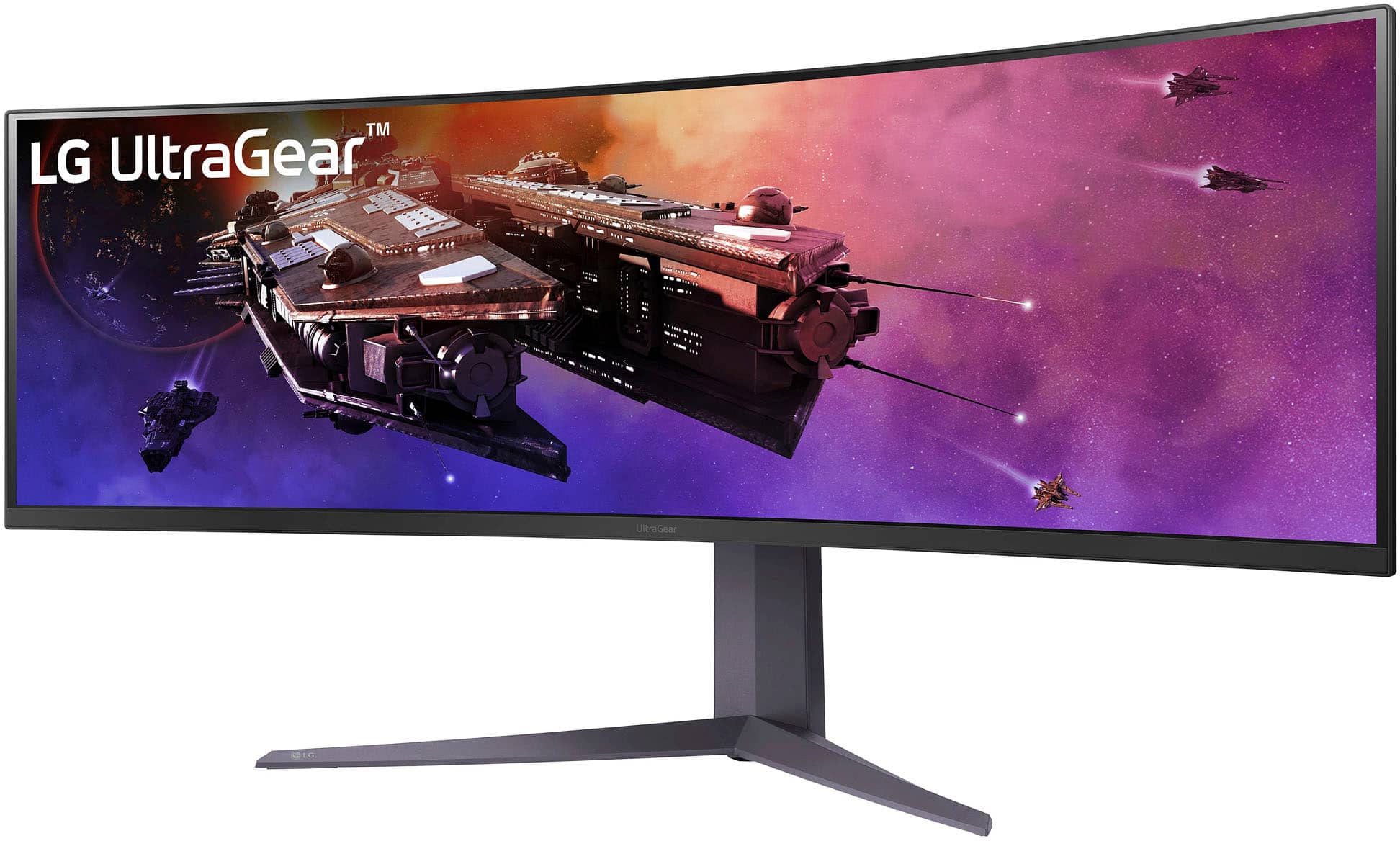 Alt View 16. LG - UltraGear 45” Curved QHD 200Hz 1-ms FreeSync Premium Gaming Monitor with HDR (Display Port, HDMI, USB Type-C) - Black.