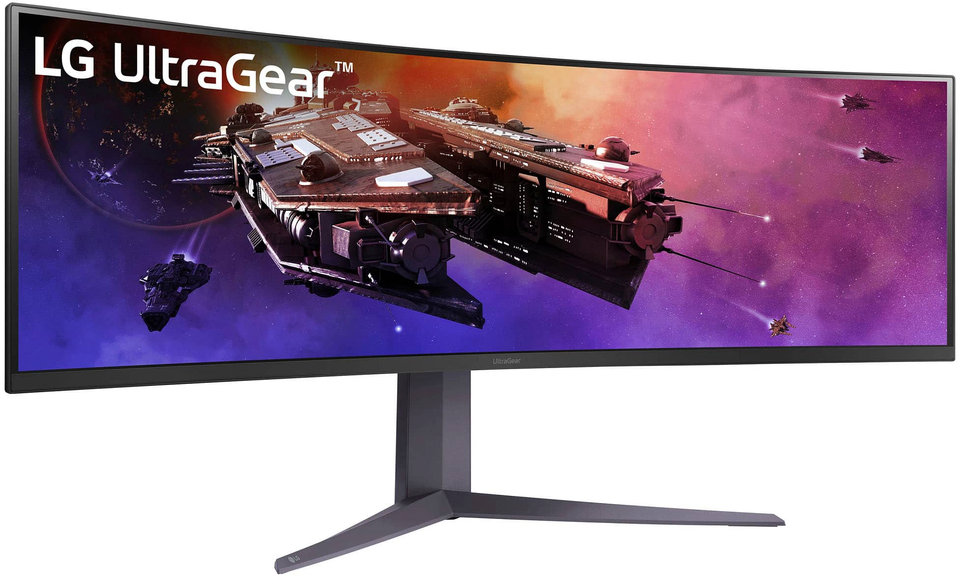 Alt View 17. LG - UltraGear 45” Curved QHD 200Hz 1-ms FreeSync Premium Gaming Monitor with HDR (Display Port, HDMI, USB Type-C) - Black.