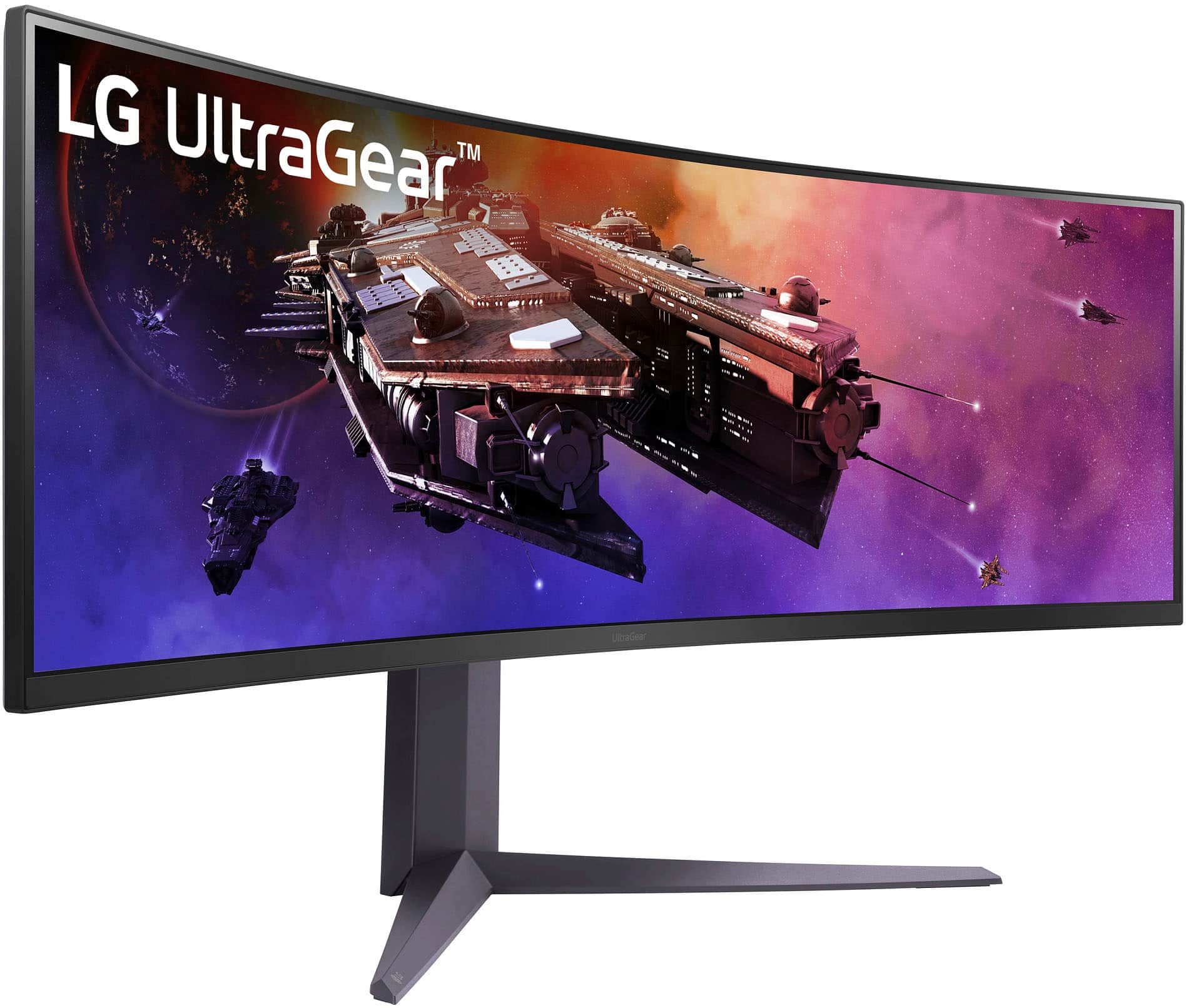 Alt View 18. LG - UltraGear 45” Curved QHD 200Hz 1-ms FreeSync Premium Gaming Monitor with HDR (Display Port, HDMI, USB Type-C) - Black.