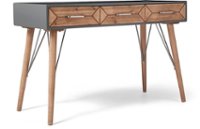 Finch - Friedman Desk Console Table - Gray - Front_Zoom