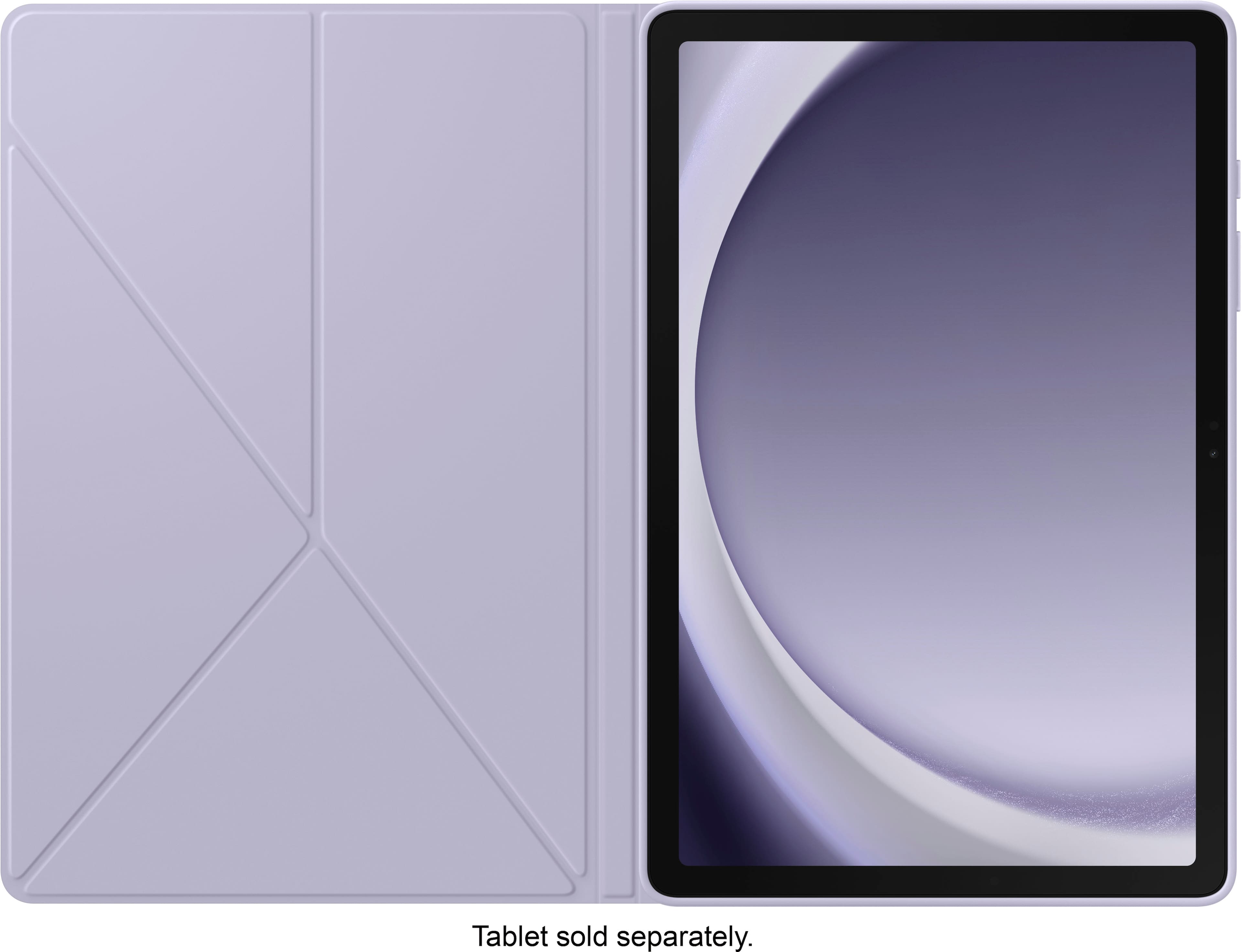 Alt View 13. Samsung - Galaxy Tab A9+ Book Cover - White.