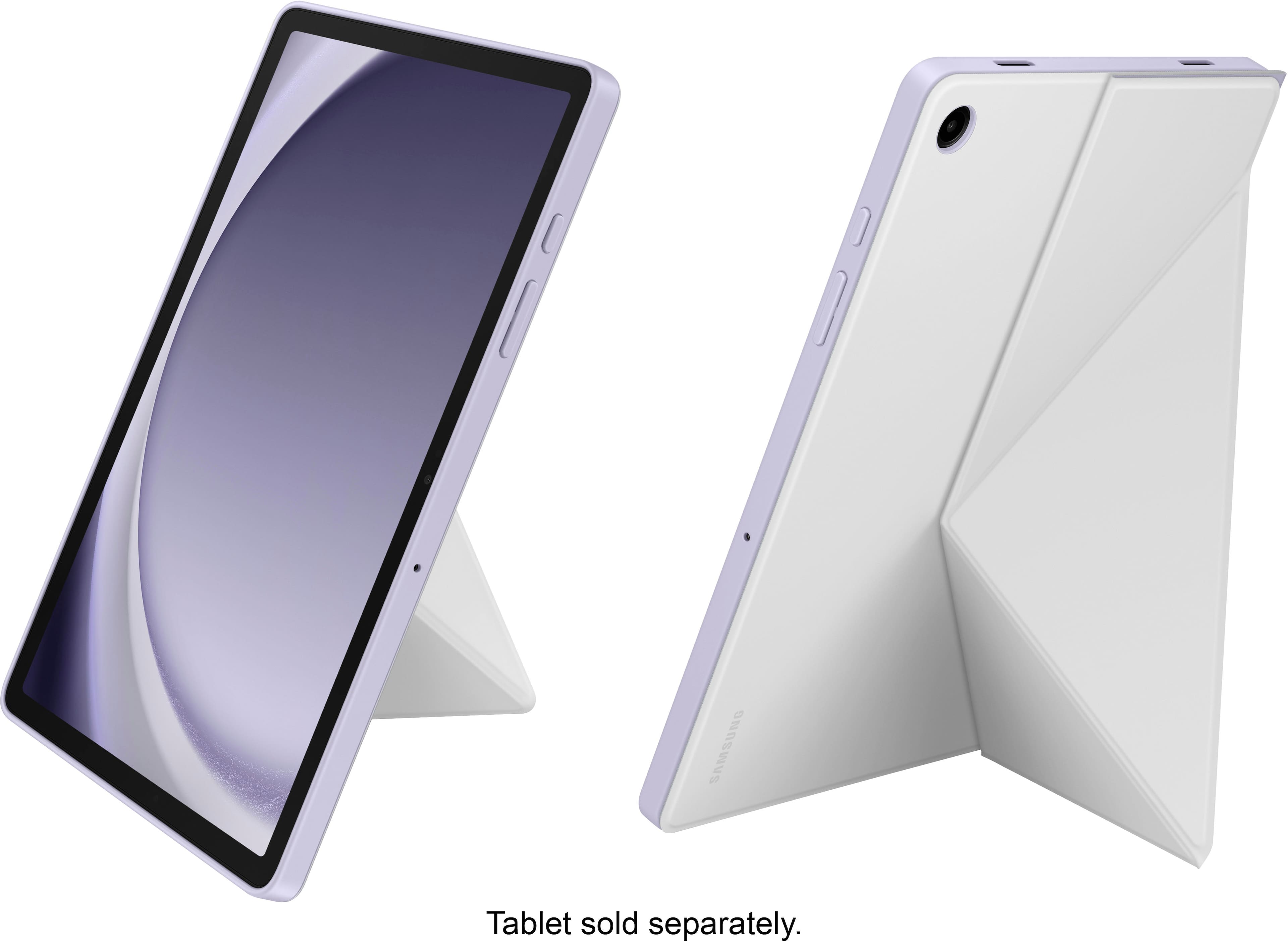 Alt View 16. Samsung - Galaxy Tab A9+ Book Cover - White.