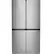 Front. Café - 28.3 Cu. Ft. 4-Door French Door Smart Refrigerator with Dual-Dispense AutoFill Pitcher - Platinum Glass.