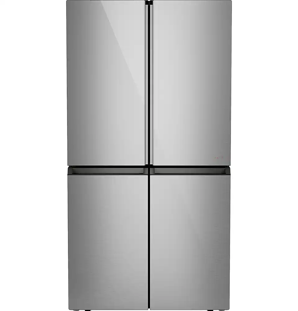 Café - 28.3 Cu. Ft. 4-Door French Door Smart Refrigerator with Dual-Dispense AutoFill Pitcher - Platinum Glass