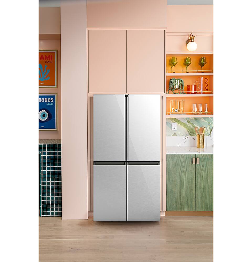 Alt View 13. Café - 28.3 Cu. Ft. 4-Door French Door Smart Refrigerator with Dual-Dispense AutoFill Pitcher - Platinum Glass.