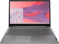 Lenovo - IdeaPad 3i Chromebook Laptop - 15" FHD Touch Screen - Pentium Silver N6000 - 8GB Memory - 128GB SSD - Arctic Grey - Front_Zoom