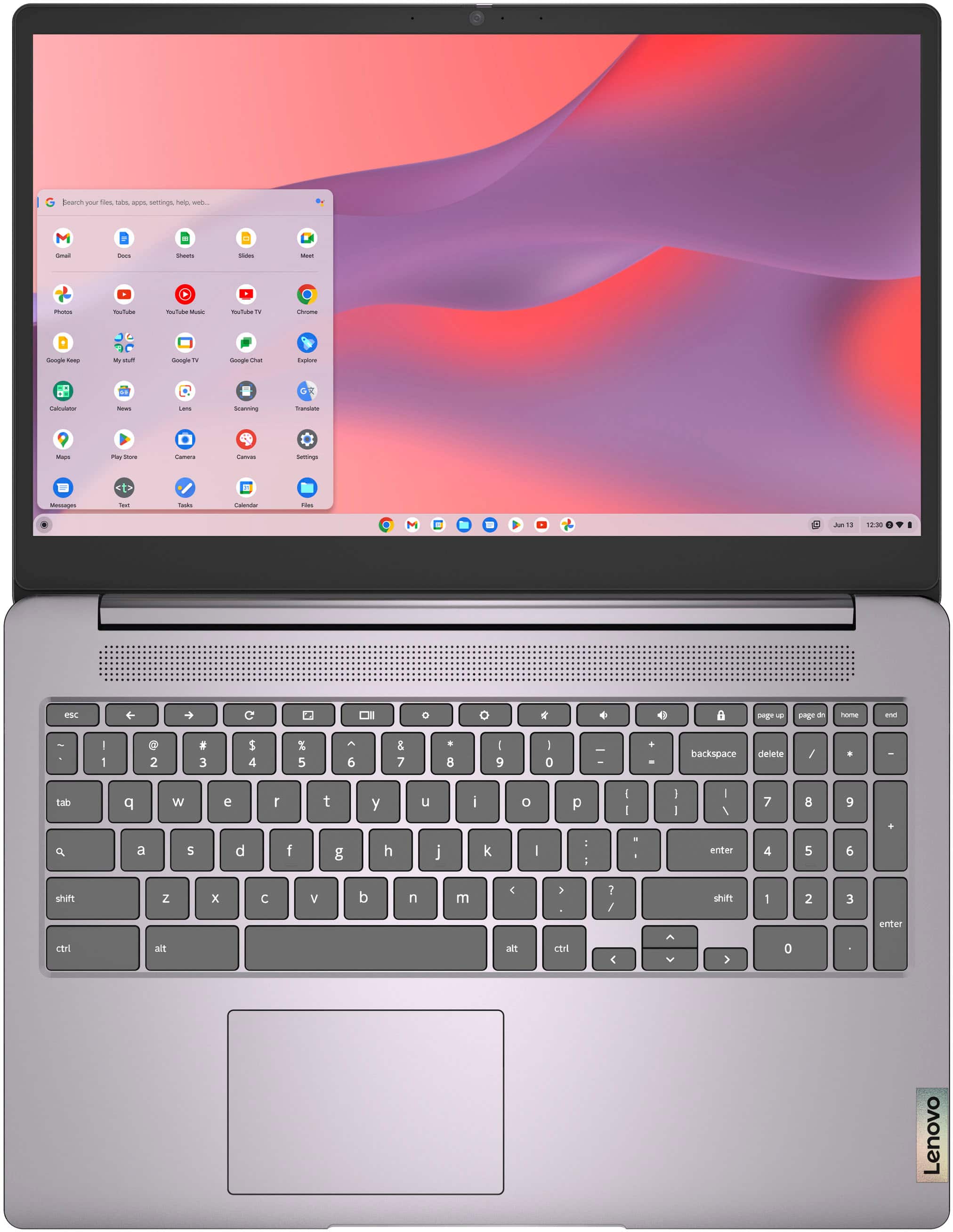Alt View 7. Lenovo - IdeaPad 3i Chromebook Laptop - 15" FHD Touch Screen - Pentium Silver N6000 - 8GB Memory - 128GB SSD - Arctic Grey.