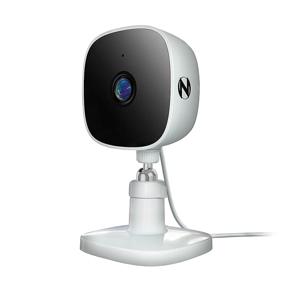 Front. Night Owl - Indoor AC Powered Plug-In Wireless 1080p Security Camera with 2-Way Audio - White.