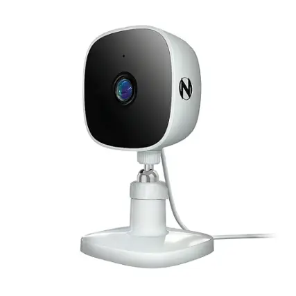 Front. Night Owl - Indoor AC Powered Plug-In Wireless 1080p Security Camera with 2-Way Audio - White.