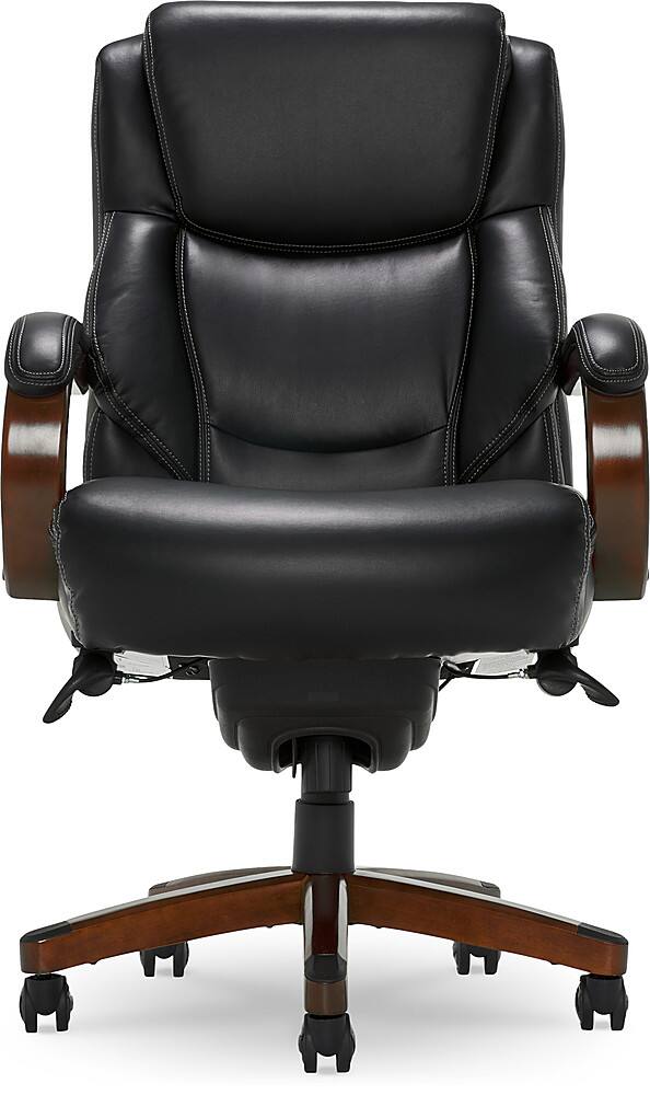 Questions And Answers La Z Boy Delano Big And Tall Bonded Leather Executive Chair Jet Black 9369