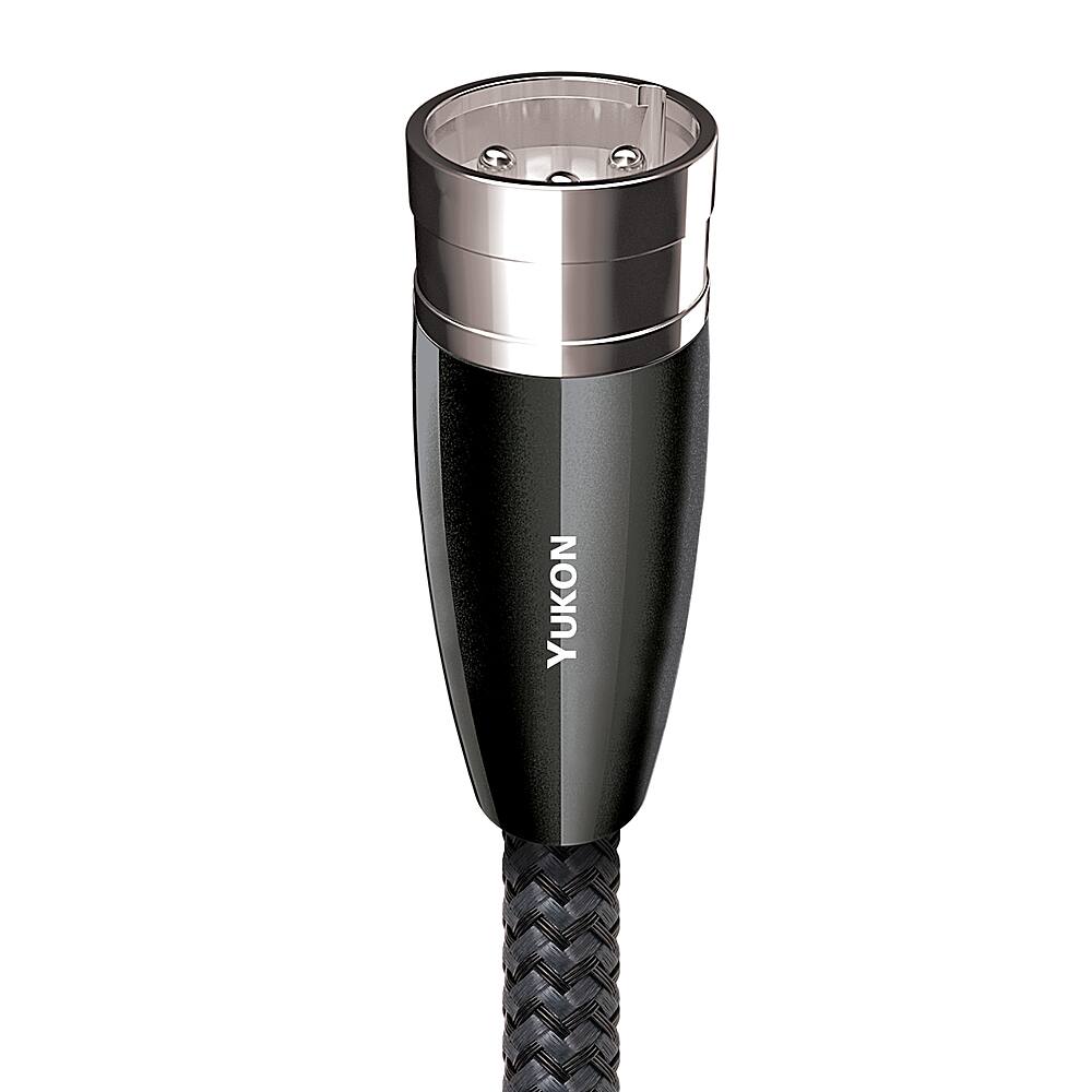 Angle. AudioQuest - Yukon XLR > XLR 16.4' Analog Audio Interconnect Cable - Gray on Black.