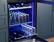 Alt View 26. Zephyr - Presrv Pro 24 in. 7-Bottle and 105-Can Single Zone Beverage Cooler - Stainless Steel + Glass.