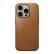 Front. Nomad - Nomad Modern Leather Case with Magsafe for Apple iPhone 15 Pro - Tan.