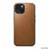 Alt View 2. Nomad - Nomad Modern Leather Case with Magsafe for Apple iPhone 15 - Tan.