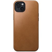Nomad Modern Leather Case with Magsafe for Apple iPhone 15 Plus - Tan - Front_Zoom