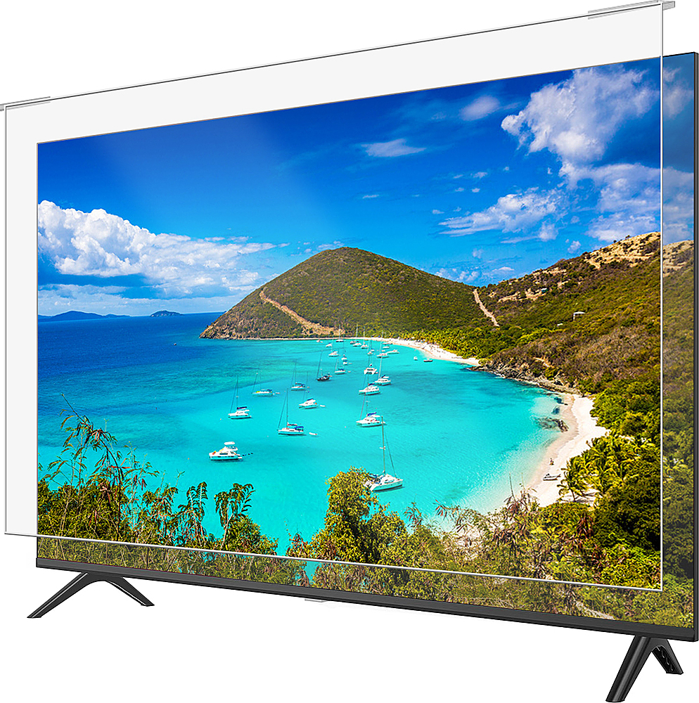 SaharaCase - ZeroDamage 85" TV Screen Protector - Clear Anti-Blue