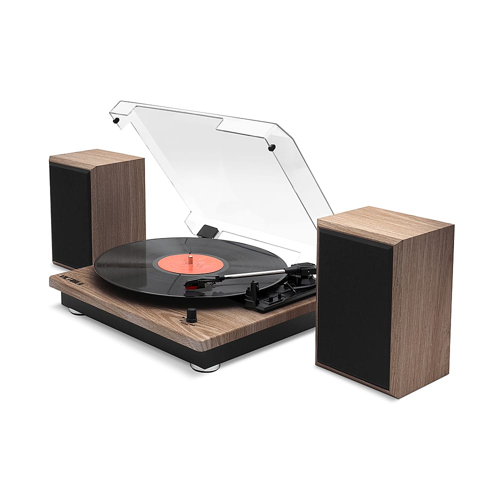 Victrola – Montauk Bluetooth Turntable System – Farmhouse Walnut Sansujyuku sansujyuku.com