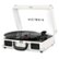 Front Zoom. Victrola - Journey Bluetooth Suitcase Record Player with 3-speed Turntable - White.