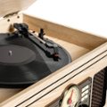 Alt View 11. Victrola - Quincy Wood Bluetooth Record Player - Natural.