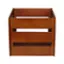 Alt View 12. Victrola - Wooden Vinyl Record Crate - Mahogany.