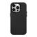 Front. CASETiFY - Leather Case with MagSafe for Apple iPhone 15 Pro - Jet Black.