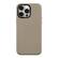 Front. CASETiFY - Leather Case with MagSafe for Apple iPhone 15 Pro Max - Greige.