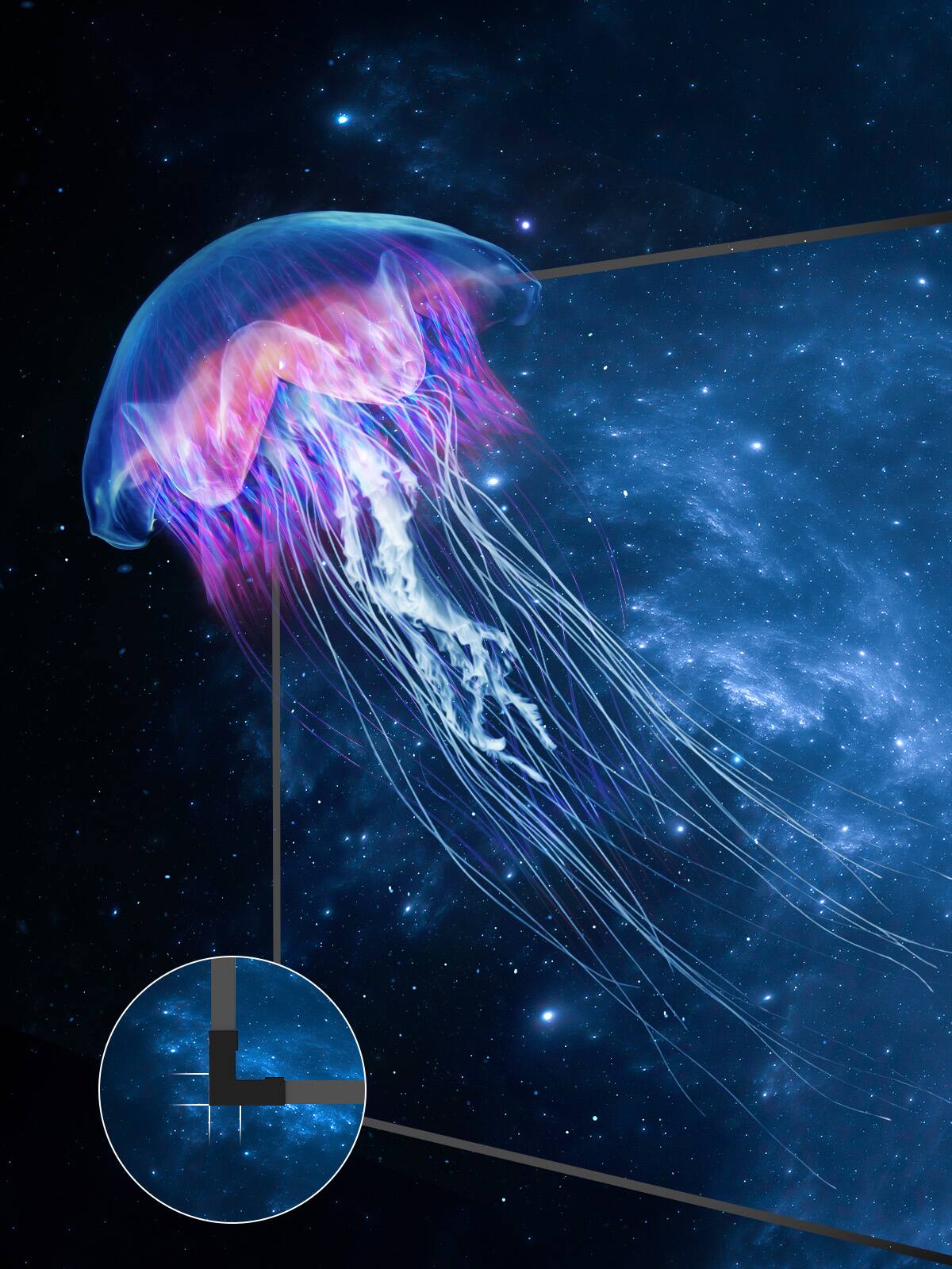 Alt View 32. AWOL Vision - 150" Fixed Frame Projector Screen, 4K/8K UHD Active 3D Compatible with Standard, Short Throw and UST Projectors - Matte White.