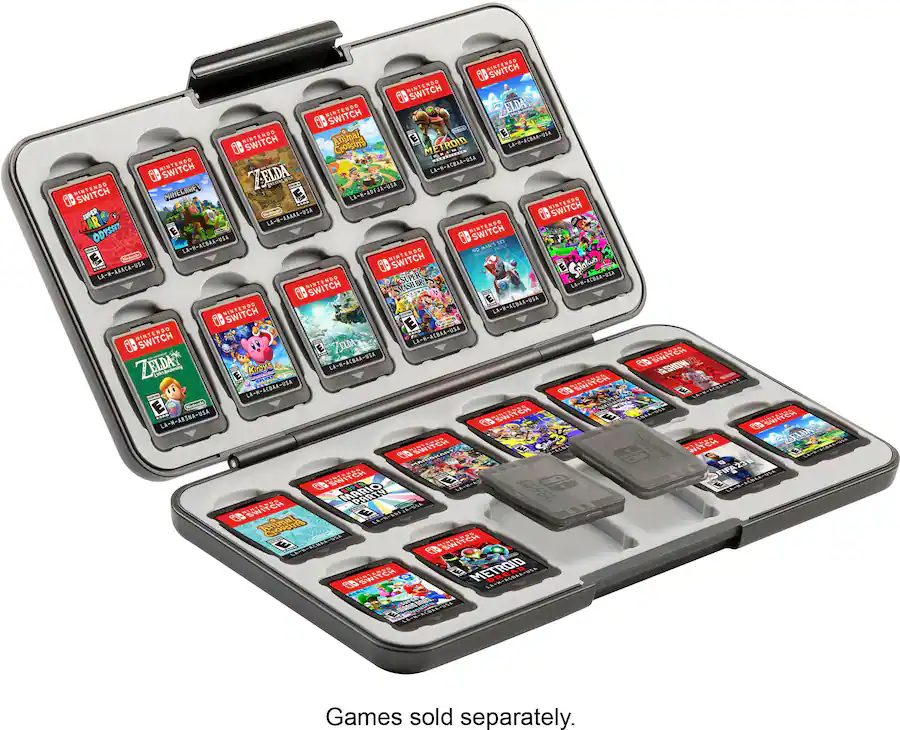 Nintendo Switch Game Card R4 Sticker RDS Industries Game Card Case for Nintendo Switch Black GCC24 - Best Buy