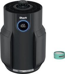 Shark - NeverChange Air Purifier, 5-Year Filter Life, 650-sq Ft - Black - Front_Zoom