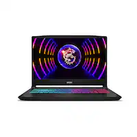 MSI - Katana 15 15.6" 144Hz Gaming Laptop FHD - Intel i7-13620H with 16GB RAM - RTX 4050 with 6GB GDDR6 - 1TB NVMe SSD - Black - Front_Zoom