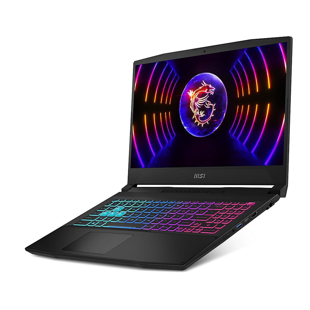 Alt View 3. MSI - Katana 15 15.6" 144Hz Gaming Laptop FHD - Intel i7-13620H with 16GB RAM - RTX 4050 with 6GB GDDR6 - 1TB NVMe SSD - Black.