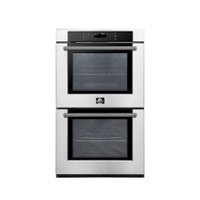 Forno Appliances - 30" Built-In Electric Double Wall Oven with Convection - Silver - Front_Zoom