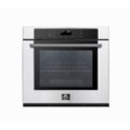 Forno Appliances - 30" Built-In Single Electric Convection Wall Oven - Silver