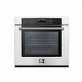 Forno Appliances - 30" Built-In Single Electric Convection Wall Oven - Silver
