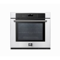 Forno Appliances - 30" Built-In Single Electric Convection Wall Oven - Silver - Front_Zoom