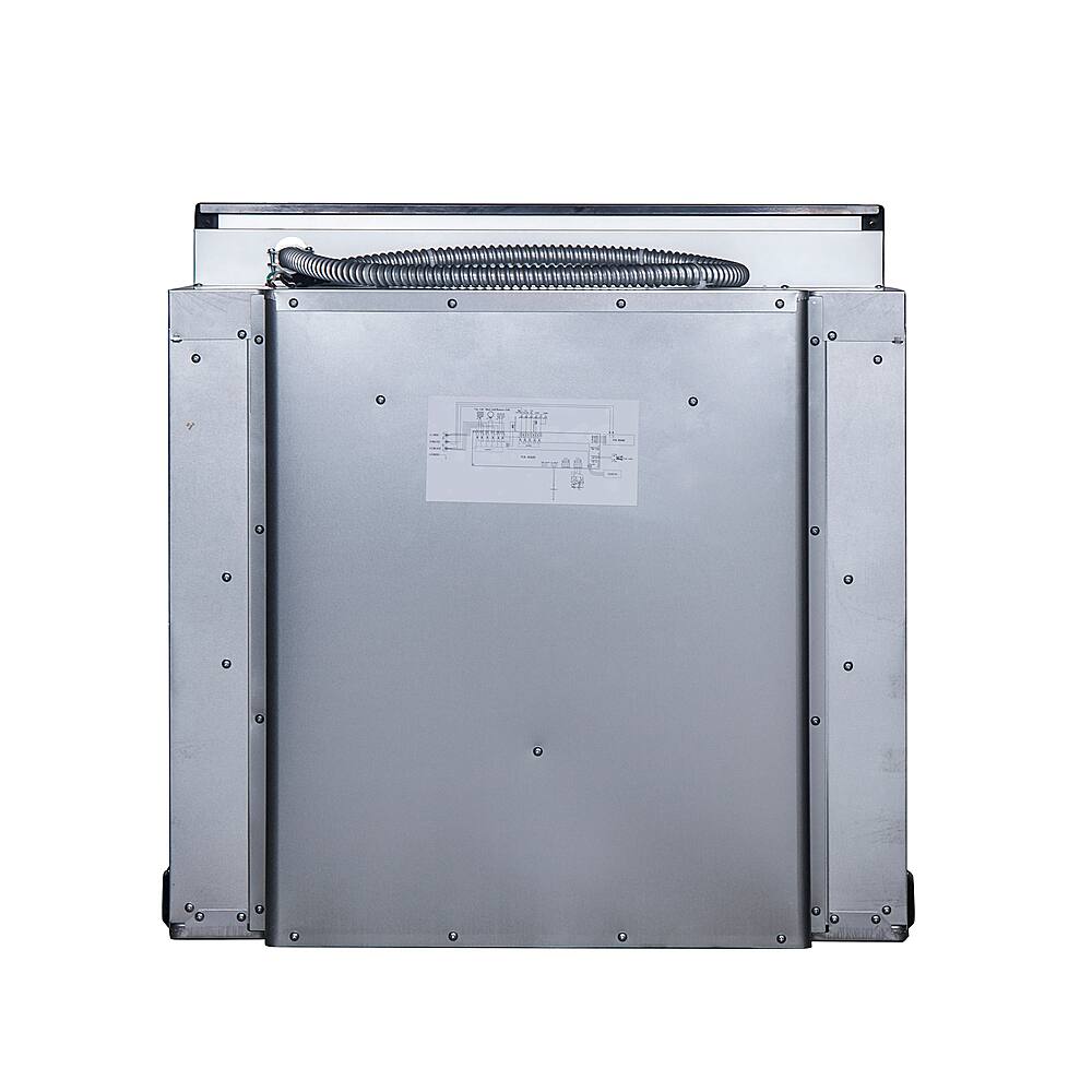 Alt View 11. Forno Appliances - 30" Built-In Single Electric Convection Wall Oven - Silver.