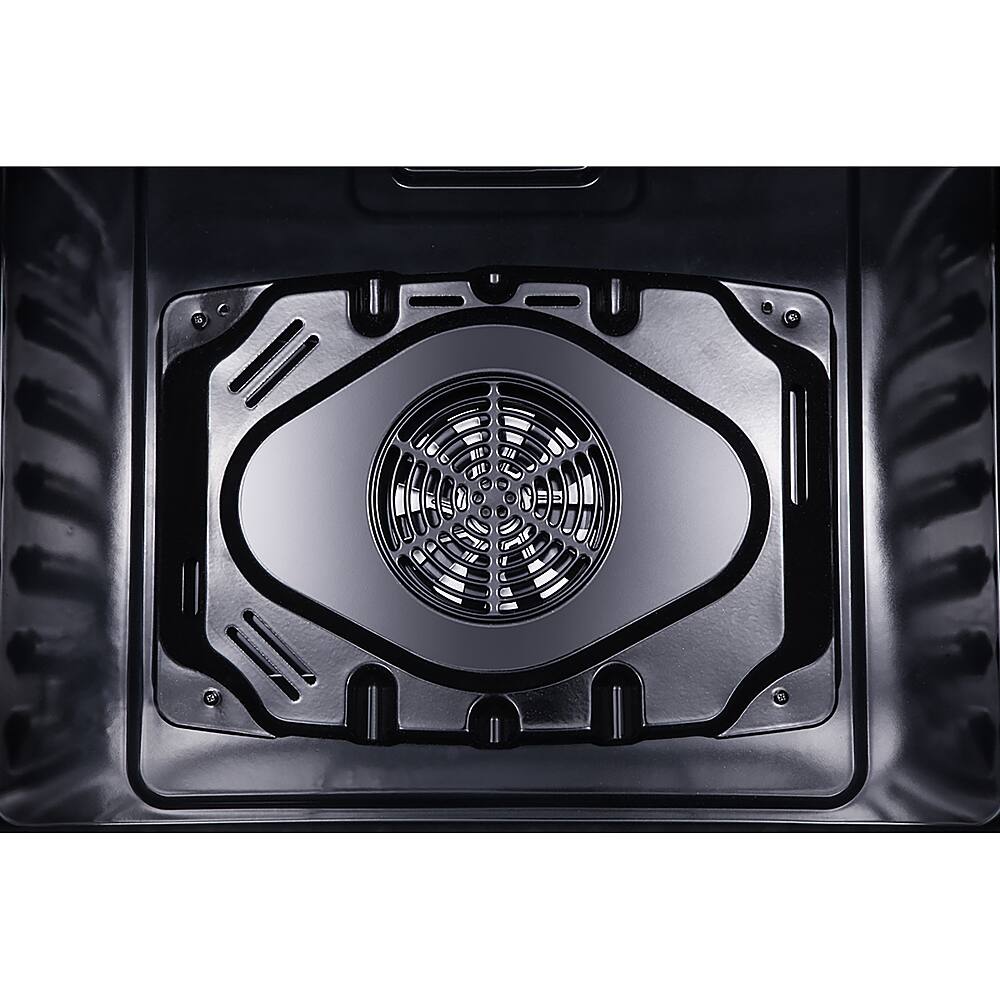 Alt View 13. Forno Appliances - 30" Built-In Single Electric Convection Wall Oven - Silver.