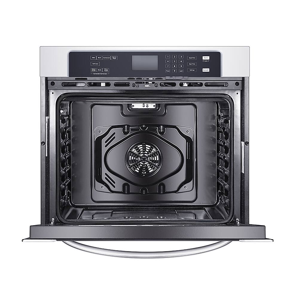 Alt View 15. Forno Appliances - 30" Built-In Single Electric Convection Wall Oven - Silver.