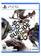 D PS5 M 133 ARE0 Lorftgr s D SUICIDE kill THE JUSTiCE LEAGUE MATURE 17+ M Internet and Plus DC WB rocksteady PlayStation*Plu ESRB Required for Online Multiplayer MNE NS