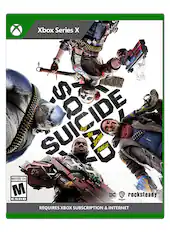 Xbox Series X Suicide Squad: Kill the Justice League Mature 17+ DC WB rocksteady ESRB W s% REQUIRES XBX SUBSCRIPTION & INTERNET