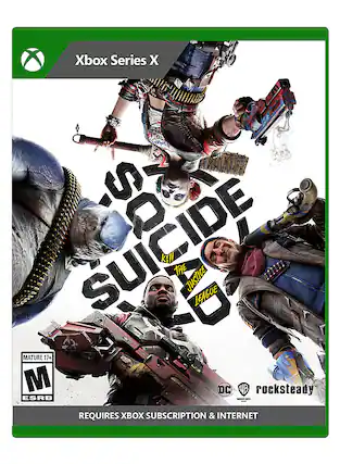 Xbox Series X Suicide Squad: Kill the Justice League Mature 17+ DC WB rocksteady ESRB W s% REQUIRES XBX SUBSCRIPTION & INTERNET - M (Mature 17+)