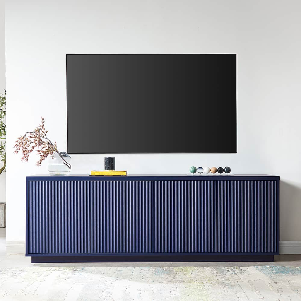 Camden&Wells – Hanson TV Stand for Most TVs up to 75″ – Dark Blue Sansujyuku sansujyuku.com