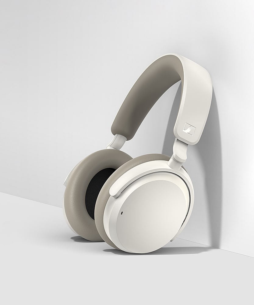 Alt View 12. Sennheiser - ACCENTUM Wireless Bluetooth Hybrid Noise Cancelling Headphones - White.