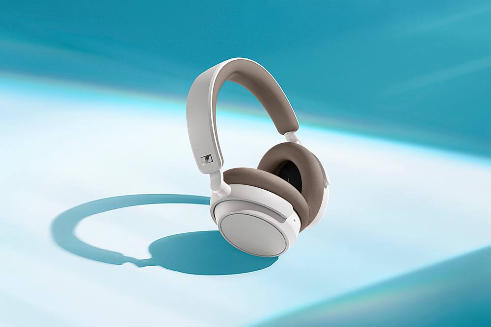 Alt View 14. Sennheiser - ACCENTUM Wireless Bluetooth Hybrid Noise Cancelling Headphones - White.