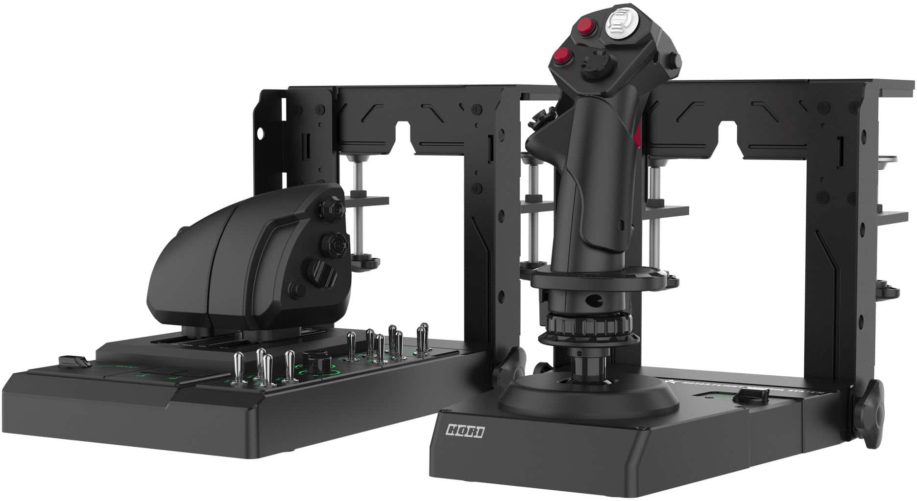 Back. Hori - HOTAS Flight Control System & Mount for PC (Windows 11/10) - Black.