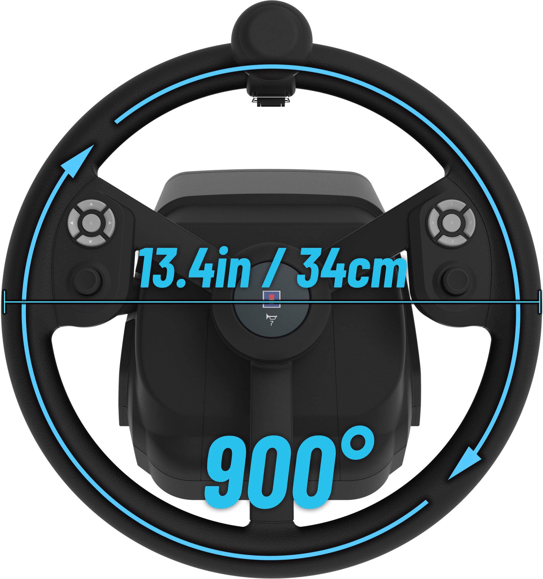 Alt View 11. Hori - Farming Control System and Wheel for PC (Windows 11/10) - Black.